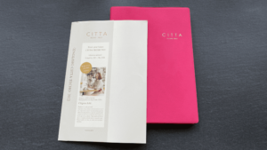 CITTA手帳英語版帯